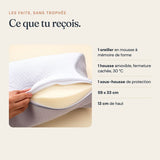 Contenu du colis et dimensions : 59 x 33 cm, 13 cm de haut